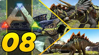 Dansk ARK Survival Evolved :: EP08 - 3 HIGH-LEVEL TÆMNING - ( Pteranodon, Stego, Trike )