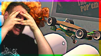 BAGLÆNS SALTO I RACER BIL! ::  Turbo Dismount Dansk