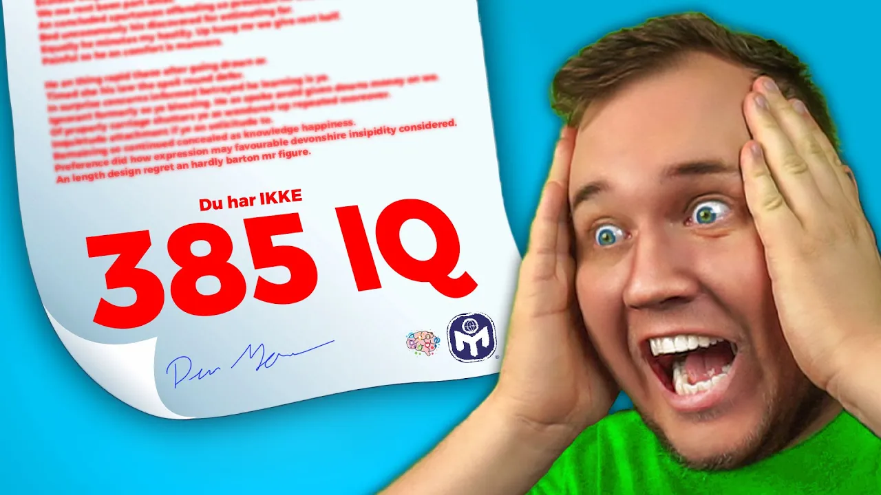 Har jeg UMULIG HØJ IQ?!