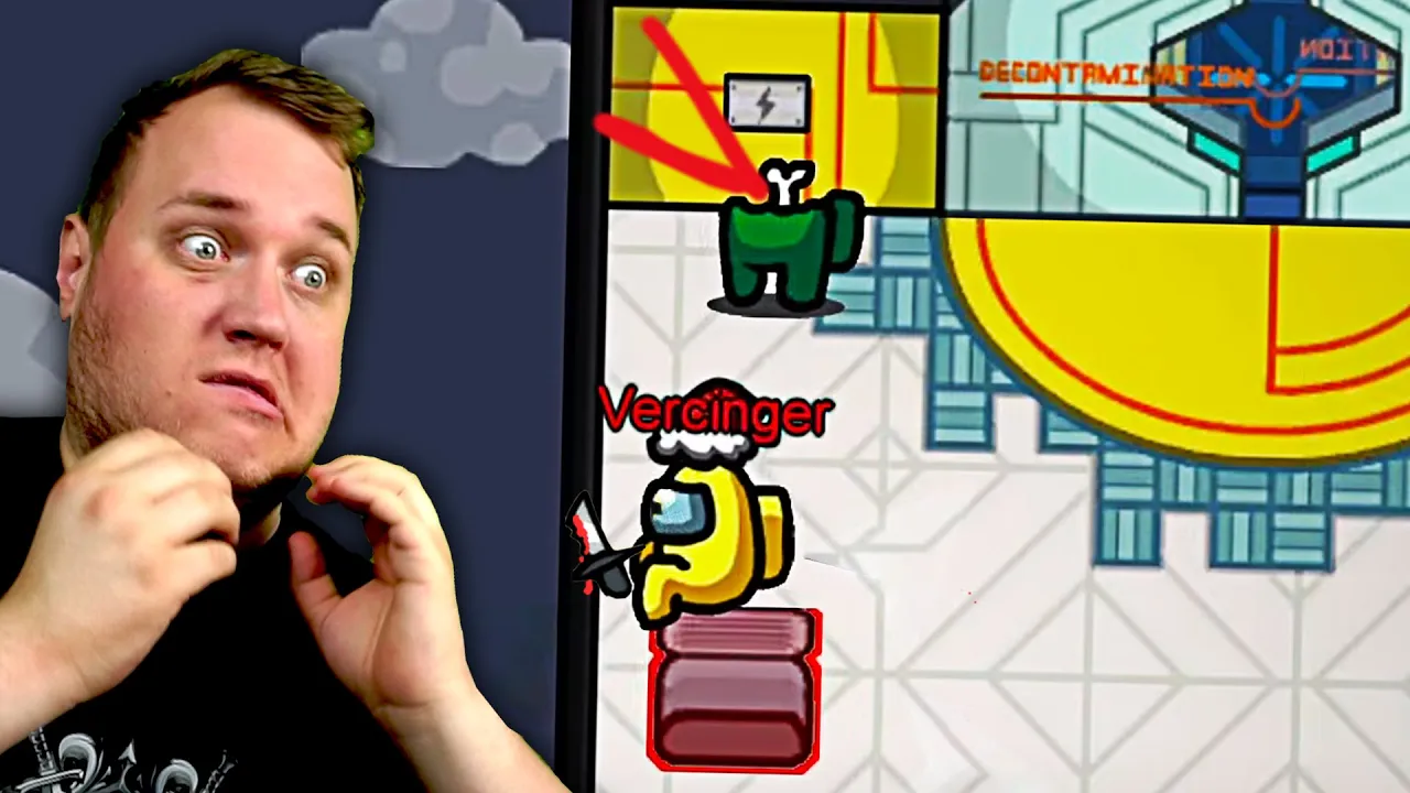 FÅ ET KILL, HOP I VENT .. Det går altid godt? 😬 :: Among Us dansk - m. kanalmedlemmer