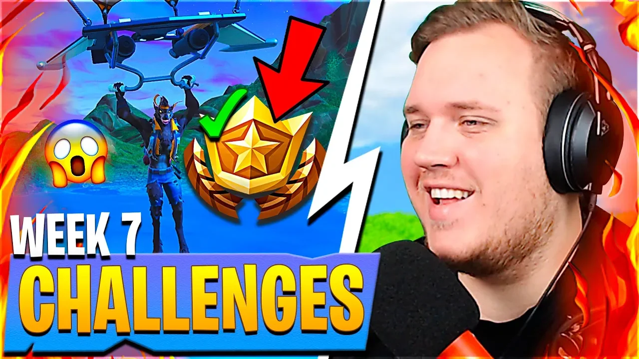 DET HER VAR NEMT! *WEEK 7 CHALLENGES* :: Dansk Fortnite
