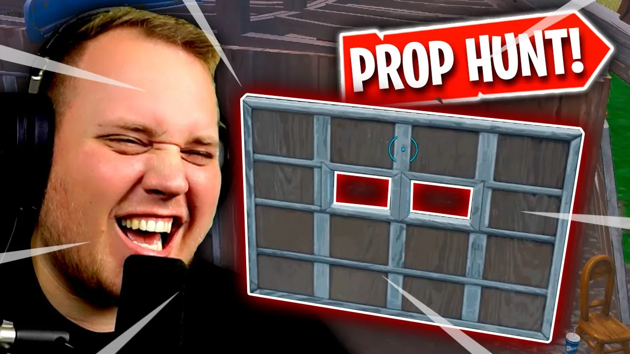 BEDSTE PROP - HVORDAN FANDT DE MIG IKKE?! 😂😂😂 *PROP HUNT* :: Fortnite Dansk