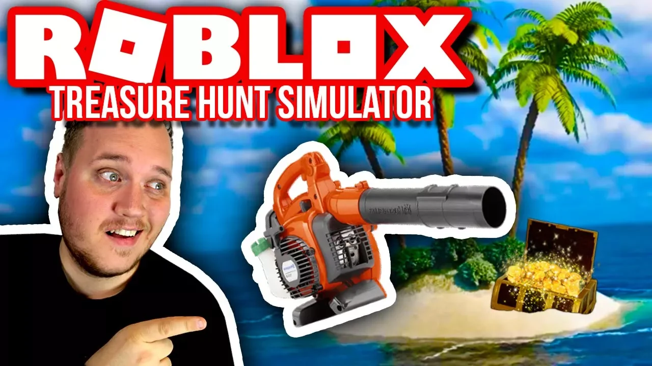 MÅLET ER AT FÅ STØVSUGEREN! 🏖🤑 :: Treasure Hunt Simulator Ep. 2  - Dansk Roblox
