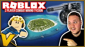 KØBER PRIVAT Ø OG SIKKERHEDSUDSTYR 🤑 :: 2 Player Combat Mining Tycoon Roblox Dansk