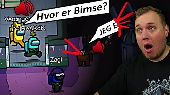 Vi HØRTE ham næsten DØ! :: Among Us m. Proximity Chat