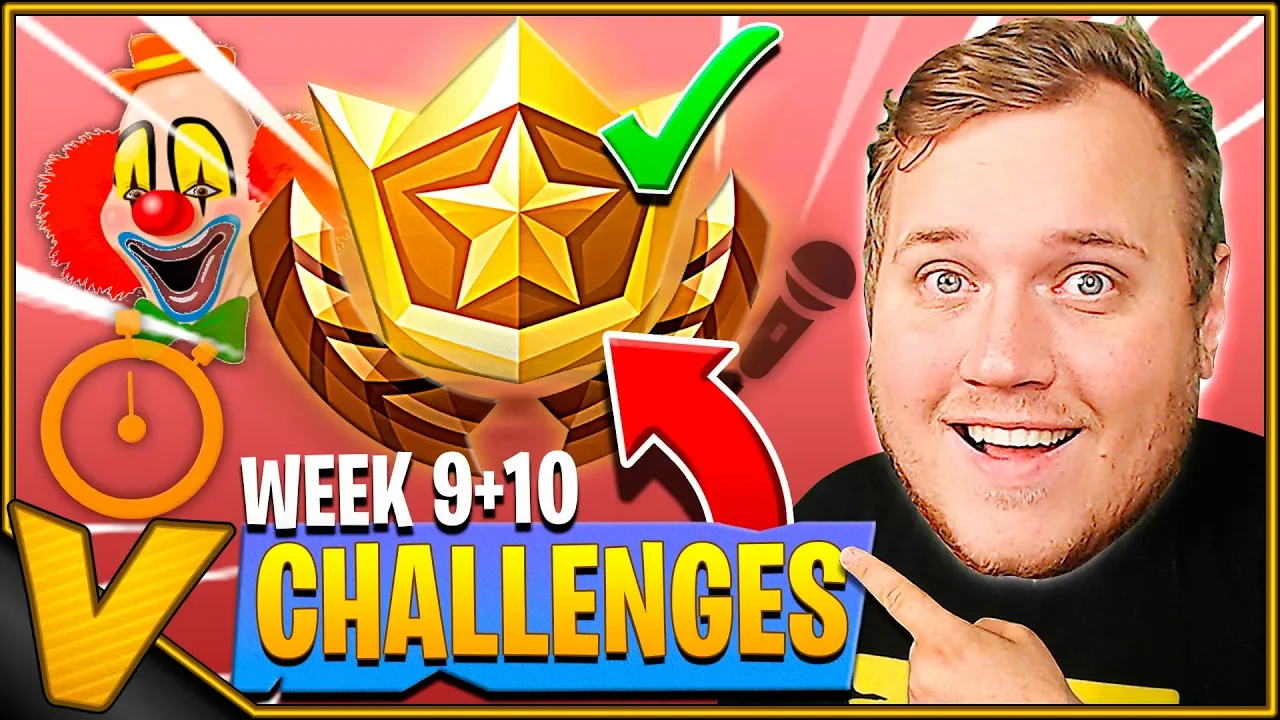 SÆSON 6 - SIDSTE CHALLENGES! *WEEK 10 CHALLENGES, og 9* :: Dansk Fortnite