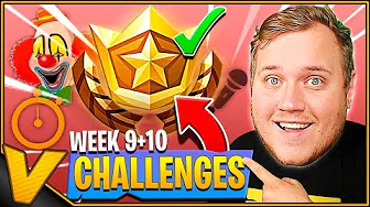 SÆSON 6 - SIDSTE CHALLENGES! *WEEK 10 CHALLENGES, og 9* :: Dansk Fortnite