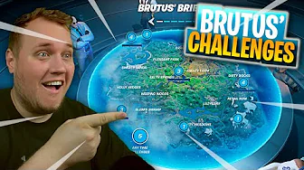 DET NYE CHALLENGE MAP! *BRUTUS' BRIEFING* :: Fortnite Dansk