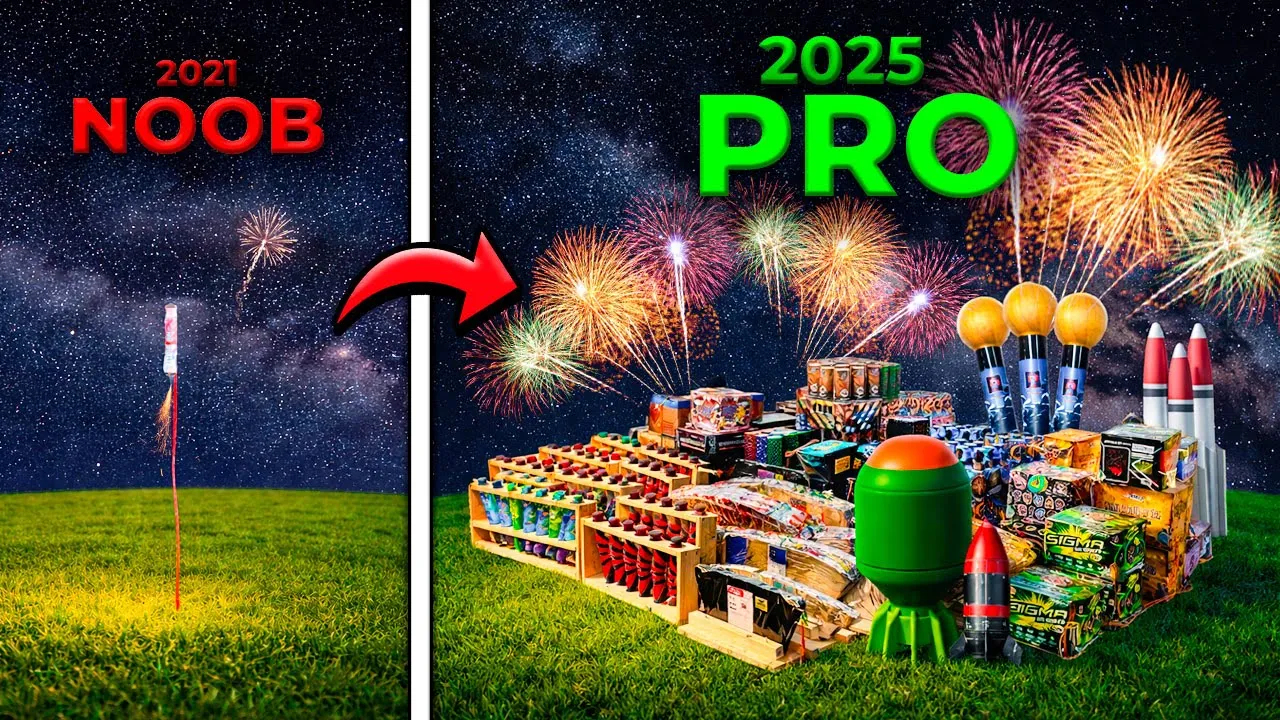 4 År med VANVITTIGT FYRVÆRKERI! 🎇🎆 * FYRVÆRKERI FILMEN*