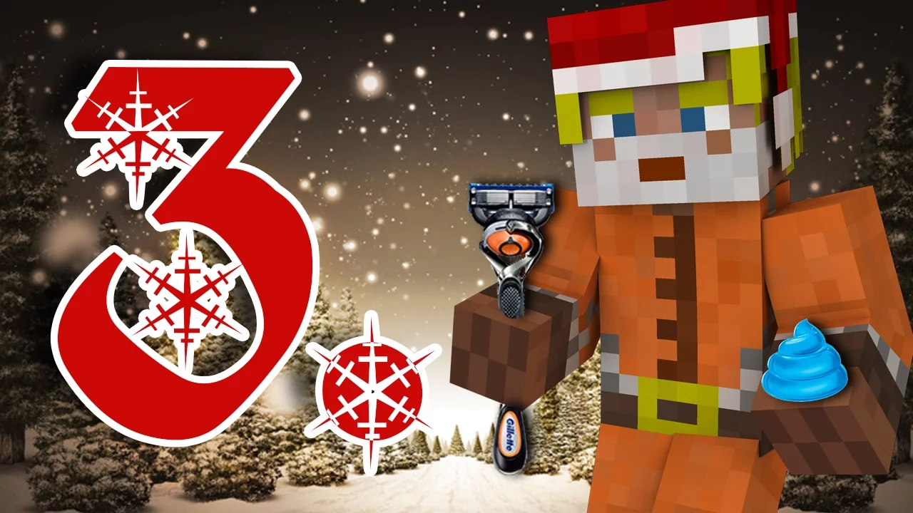 Dansk Minecraft :: JULESANGEN - 3. December - Julekalender