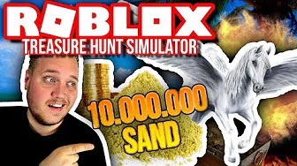 HVAD FÅR MAN FOR 10 MILLIONER SAND?! 🤔🤑 :: Treasure Hunt Simulator Ep. 10  - Dansk Roblox