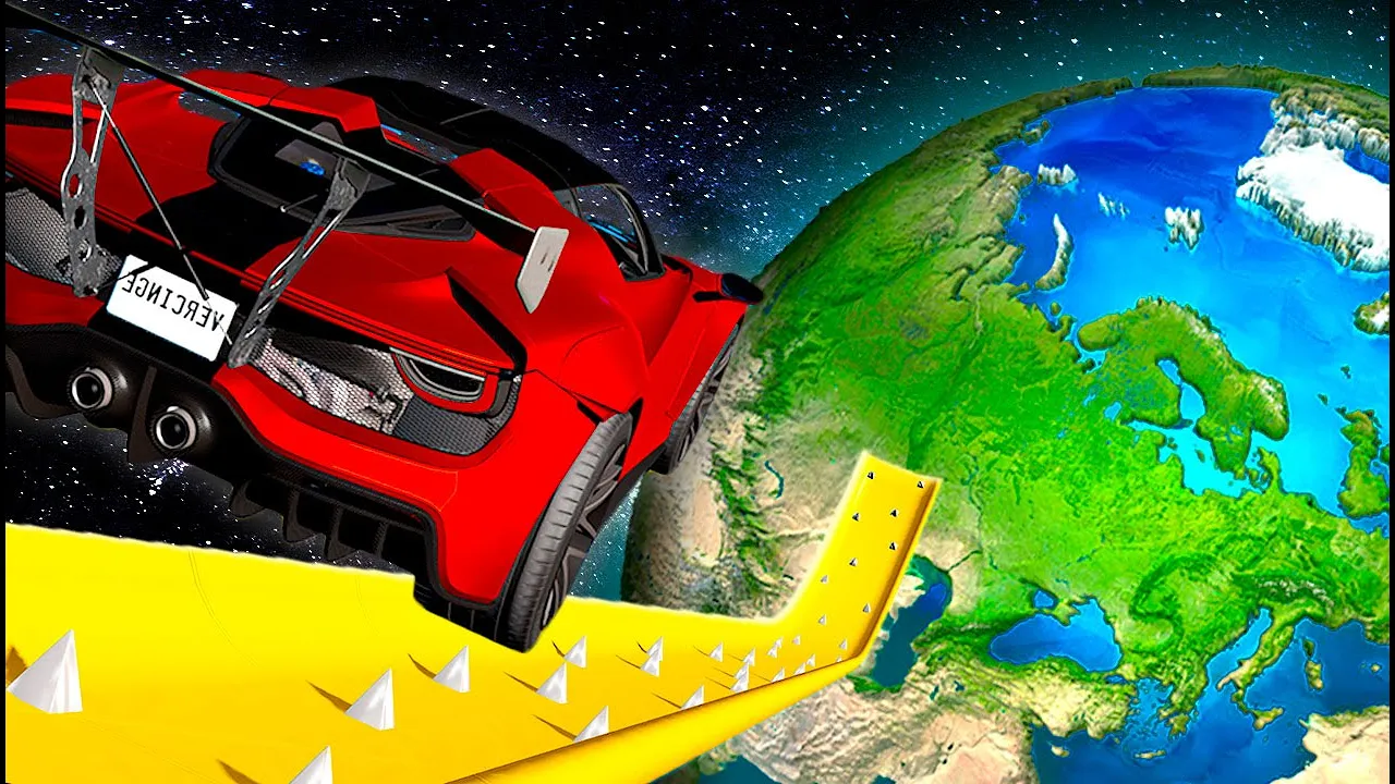 BILER vs. PLANETER :: Hop OVER dem m. GIGA RAMPER!