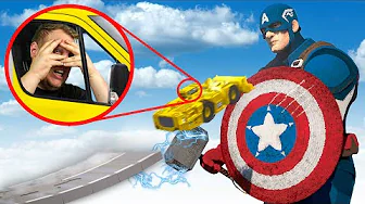 BILER vs. CAPTAIN AMERICA :: og HAN HAR MJÖLNIR!