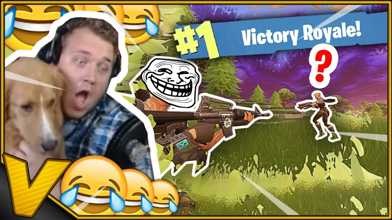 Vercinger Reagerer På: FORTNITE SÆSON 5 (GRINEFLIP OG SØD HUND!)