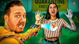 De SMITTEDE gik AMOK i Karantænezonen!