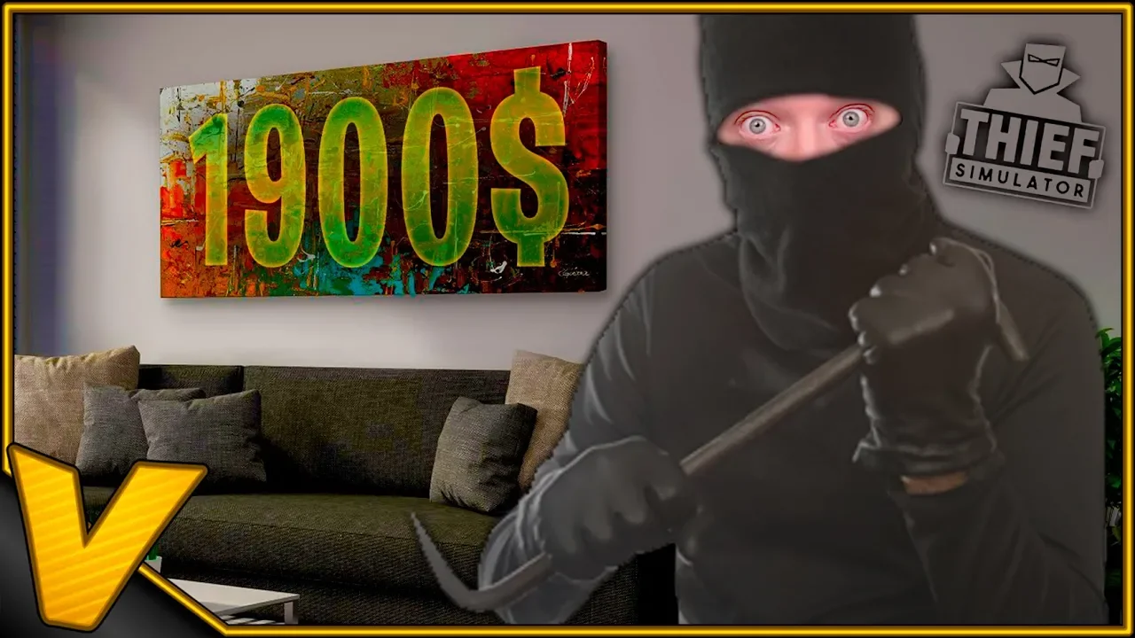 STJÆLER DET DYRESTE MALERI I SPILLET?! :: Thief Simulator Dansk