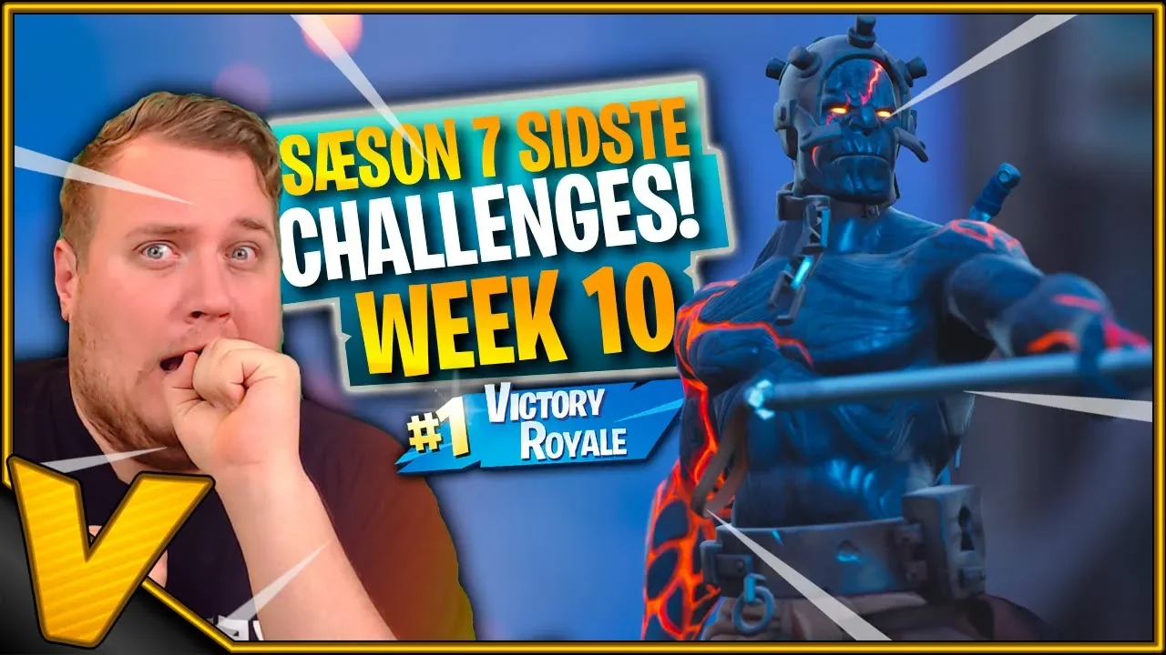 LAVA-FYREN FÅR ET WIN?! *WEEK 10 CHALLENGES* :: Fortnite Dansk