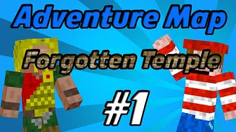 Minecraft - Adventure map: Forgotten Temple - Episode 1