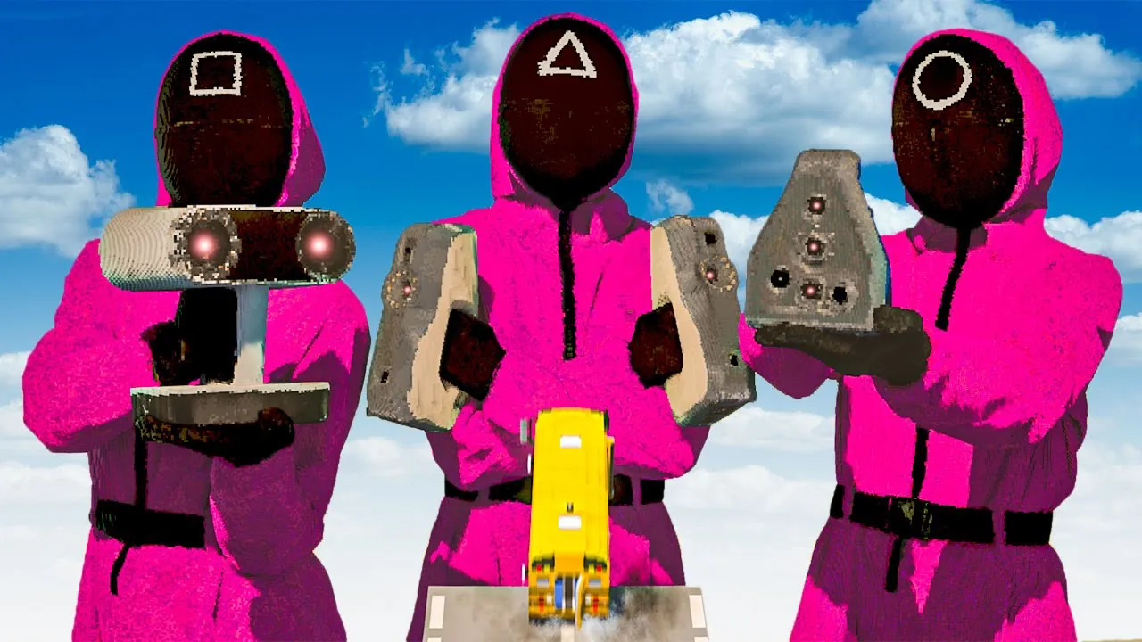 BILER vs. SQUID GAME VAGTER :: 3 af DEM, imod 1 af MIG?!