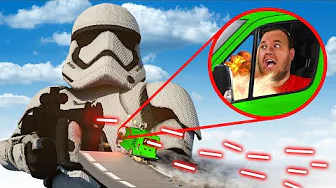 BILER vs. STORMTROOPER :: Mine BIL blev LASER GENNEMHULLET!