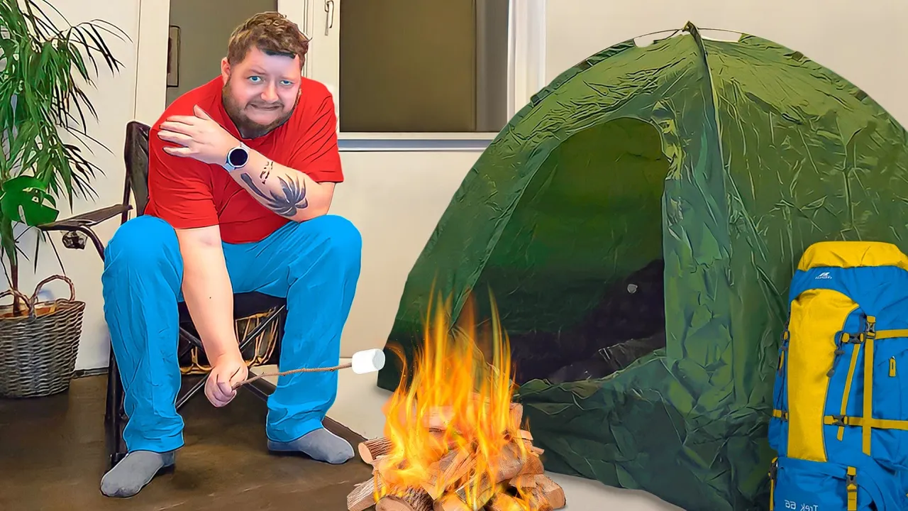 JEG TOG PÅ OVERLEVELSESTUR I MIN EGEN STUE