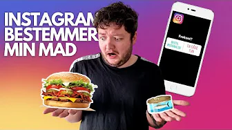 Mine følgere bestemmer min mad i 24 timer