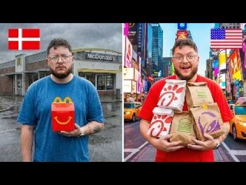 Jeg Rejste Til USA For At Finde UD Af Om Deres FASTFOOD Er Bedre
