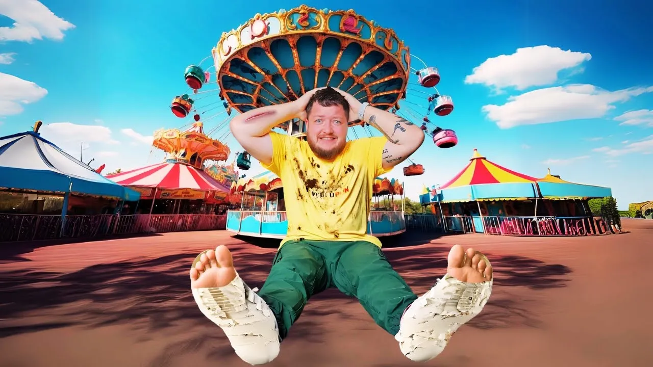 JEG GIK ET MARATHON I EN FORLYSTELSESPARK